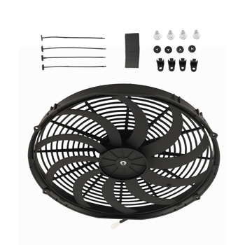 16 inch Universal Electric Radiator Cooling Fan fit for Auto 3000CFM 2250RPM 120W