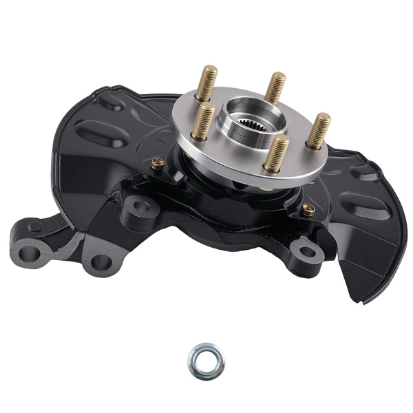 Front Steering Knuckle & Wheel Hub Bearing fit for Toyota Matrix 4-Wheel ABS 07-08-6