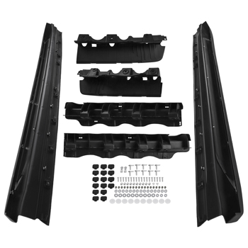 Black Side Steps fit for Toyota Highlander 2020-2023 PT938-48200 Running Board Pair