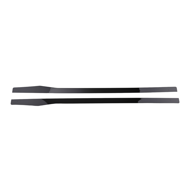 Side Skirts fit for Benz C-Class W205 C205 A205 W204 S204 2015-21 Black ABS  Plastic-1