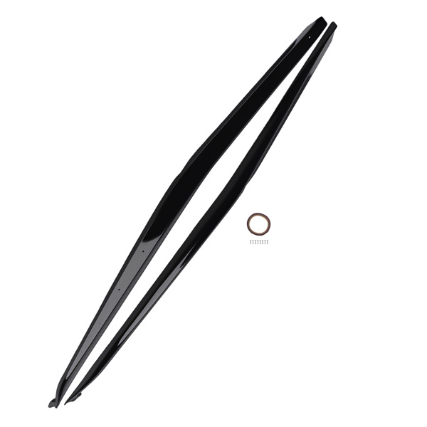 ABS Extension Panel Kit fit for Chevrolet Corvette C7 2014-2019 Side Skirt Black-6