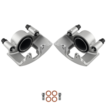 Front Disc Brake Calipers Set fit for Dodge Ram 2500 1994-1999 18-4297 with Bracket