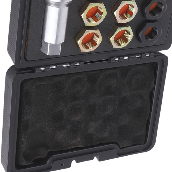 8x Thread Chaser Set fit for Axle/Wheel Studs M20x1.25-M24x2.0 + Extension Bar-5