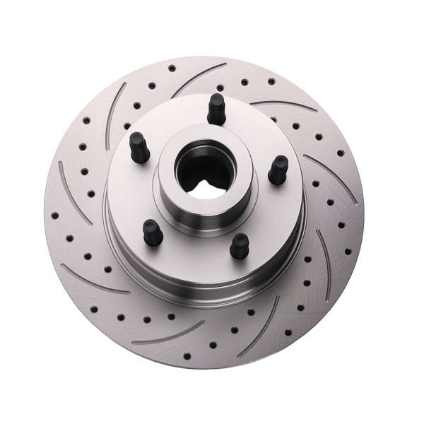 11" Slotted Front Disc Brake Conversion fit for Ford Mustang II 1974-78 5 x 4.5"-4