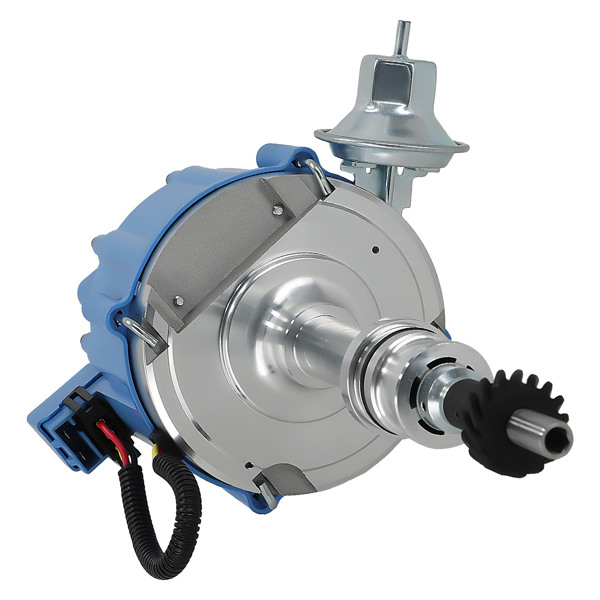 Blue HEI Distributor fit for Ford 351C 351M 400 429 460 65,000 Volts Coil New-4
