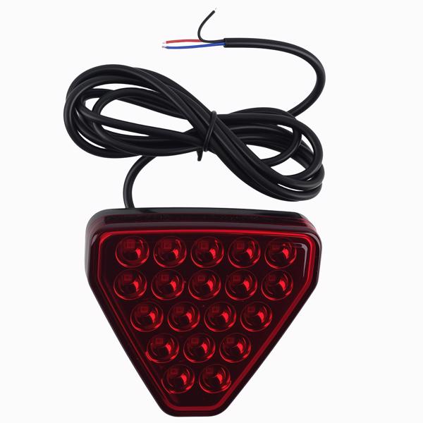 Mc Style FE180 Gloss Black Rear Diffuser W/led Brake Light fit for 22-24 Honda Civic-5