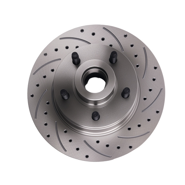 11" Slotted Front Disc Brake Conversion fit for Ford Mustang II 1974-78 5 x 4.5"-2