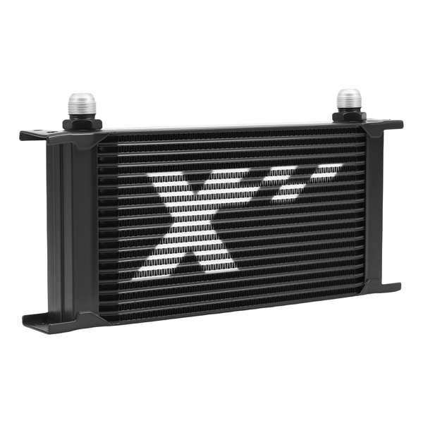 Universal 19 Row Transmission Cooler 10AN Stacked Plate Oil Cooler Aluminum Kit-5
