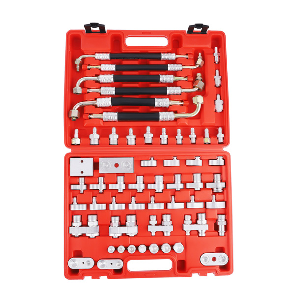 56* Auto A/C Compressor Leak Detector Tester Adaptor Tool Car Truck Connector-1