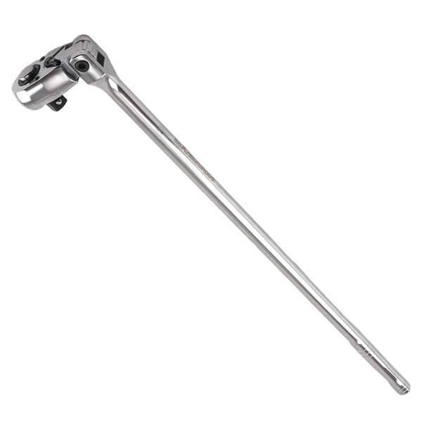 1/2in Drive Extra Long Flex Ratchet Handle 24in 72 Teeth Reversible Chrome-5