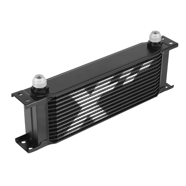 13 Row Aluminum Oil Cooler Universal 10AN Engine Transmission with Air Guide Kit-2