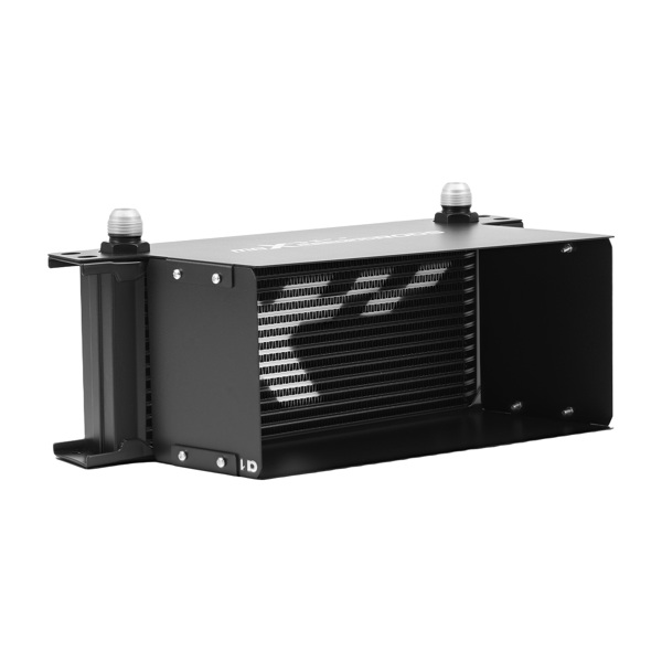 New 10AN 16 Row Universal Transmission Oil Cooler Kit Engine Radiator Black-1