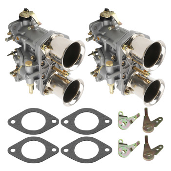 2 Pcs 2-Barrel Carburetor 44 Idf Replace fit for Volkswagen Beetle fit for Jaguar Carb