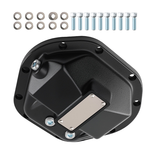 1PC New Front & Rear Black Iron Hardcore Differential Cover Fit fit for Dana 44-6