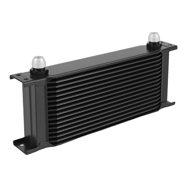 16-Row Universal Oil Cooler Kit AN10 fit for Automotive Installation Black-4