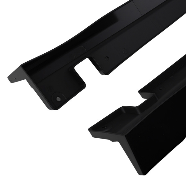 Side Skirt Body Extension Panel Kit fit for Honda Civic 10th 2016-21 Gloss Black ABS-4