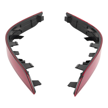 Bumper Reflector fit for Mercedes-Benz GLK W204 2013-2015 Red Lens ABS Pair