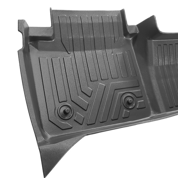 Floor Mats Kit fit for Toyota Camry 2007-2011 Front & 2nd Row Floor Liner TPE Rubber-3