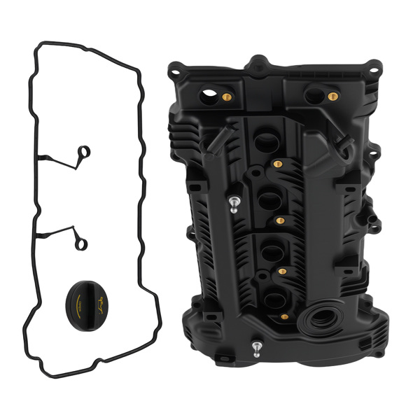 Valve Cover Black w/ Gasket fit for Kia Soul 12-13 2.0L Hyundai Elantra 11-16 1.8L-6