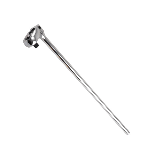 1/2in Drive Extra Long Flex Ratchet Handle 24in 72 Teeth Reversible Chrome-6
