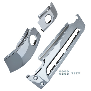 Chrome Bumper Face Bar Front fit for Ford F-150 06-08 6L3Z17757AA Silver