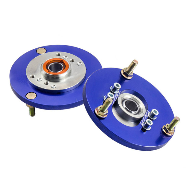 Front Pair Coilover Pillowball Camber Plates Top Mounts fit for BMW E36 3 Series Arm-6