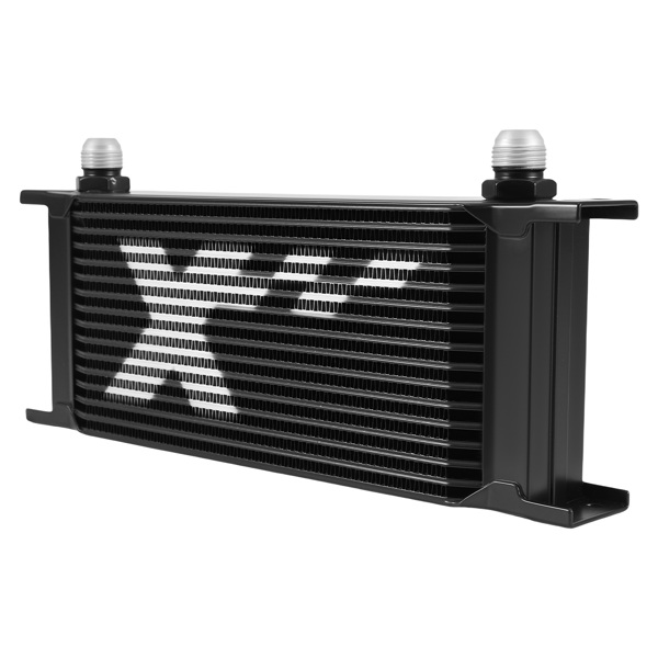 New 10AN 16 Row Universal Transmission Oil Cooler Kit Engine Radiator Black-2