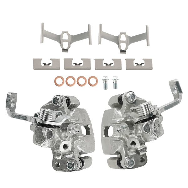 Rear Brake Calipers w/ Bracket fit for Honda Civic del Sol 1993-1997 19B1557 19B1556-6