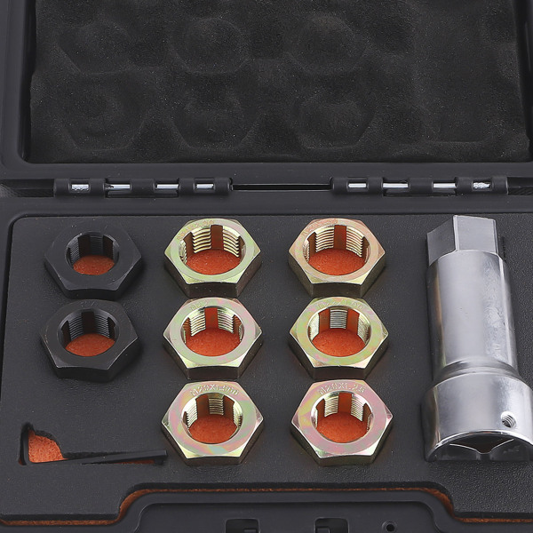 8x Thread Chaser Set fit for Axle/Wheel Studs M20x1.25-M24x2.0 + Extension Bar-4