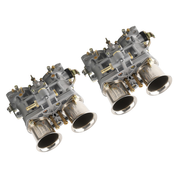 2 Pcs 2-Barrel Carburetor 44 Idf Replace fit for Volkswagen Beetle fit for Jaguar Carb-4