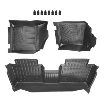 Floor Mats Kit fit for Toyota Camry 2007-2011 Front & 2nd Row Floor Liner TPE Rubber