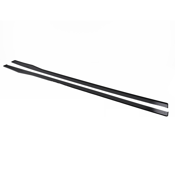 Side Skirts fit for Benz C-Class W205 C205 A205 W204 S204 2015-21 Black ABS  Plastic-2