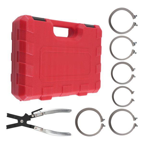 7-Piece Piston Ring Compressor 73-111mm fit for Car Engine Service Ratchet Set-6