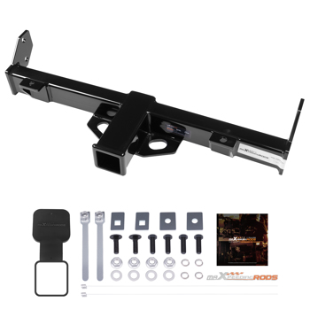 Front Receiver Trailer Hitch 2-inch Receiver w/ Bolts fit for Jeep Wrangler JK 07-18