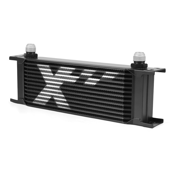 13 Row Aluminum Oil Cooler Universal 10AN Engine Transmission with Air Guide Kit-5