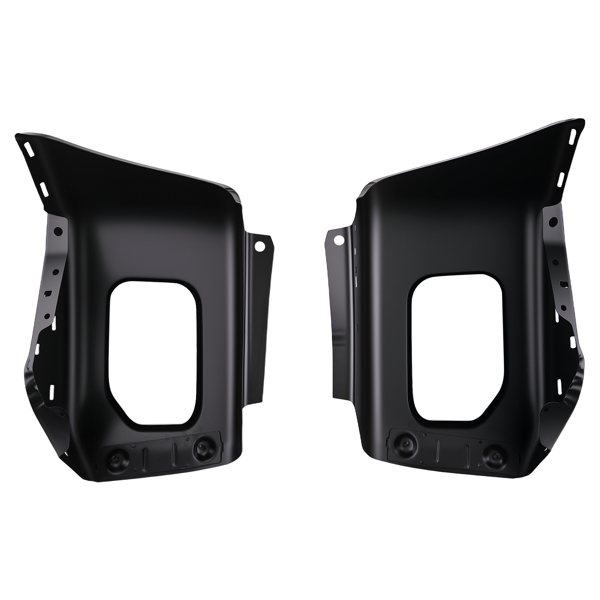 Black Front Bumper Face fit for Ford F-250/F-350/F-450 2011-2016 Steel Split Type-2