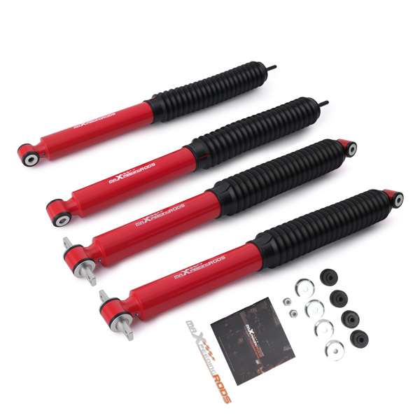 4x Lift Shock fit for Jeep Wrangler 2007-2018 Front 1.5-3" Rear 2" Lift-6