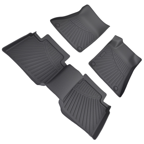 Black All-Season Floor Mats fit for Nissan Altima 2019-2025 TPE Floor Liners Set-6