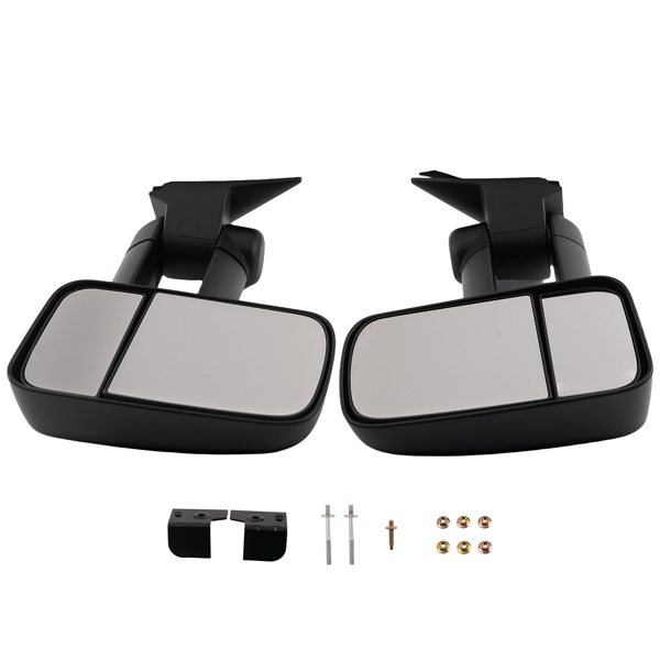 Front Manual Towing Mirror fit for GMC C1500 C2500 C3500 1988-2001 GM24LGM24R-6