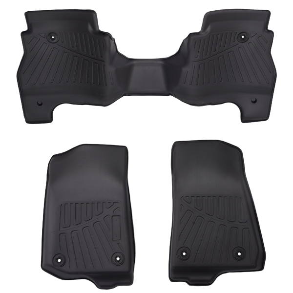 Floor Mats 2 Row Liner Kit fit for Jeep Gladiator 2020 2021-2025 1st and 2nd row-6