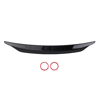 Black Rear Trunk Spoiler fit for Audi A5 Coupe 2008-2015 2016 2017 ABS Plastic