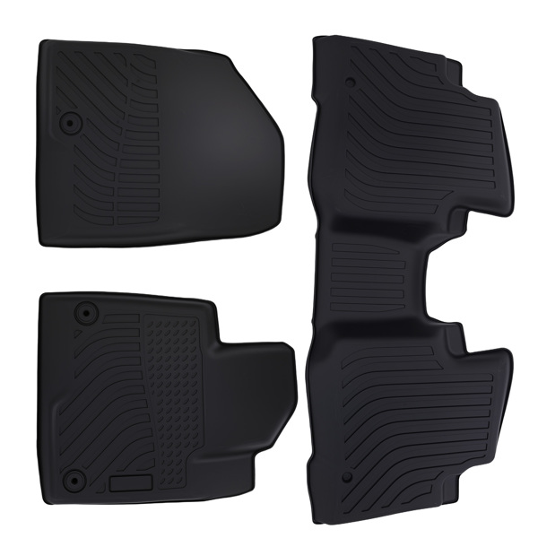 All Weather Black Floor Mats fit for Hyundai Santa Fe Sport 2013-2018 TPE Waterproof-6