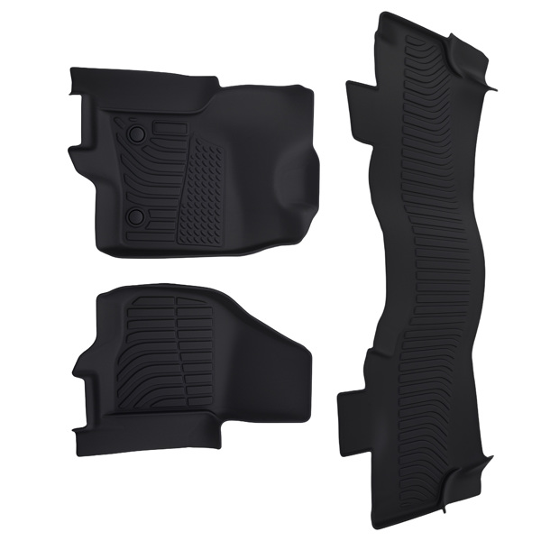 All Weather TPE Carpet Floor Mats fit for Ford F-250/F-350/F-450 Crew Cab 2012-2016-6