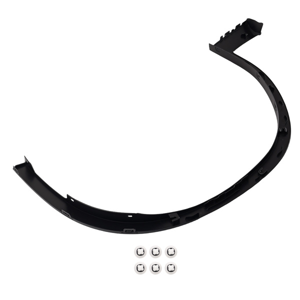 1pc Front Fender Trim Left fit for Bmw X3 X4 2018-2023 51777400671 Plastic Black US-6
