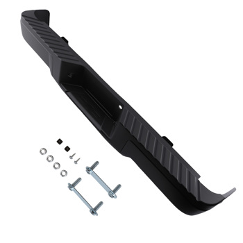 Black Rear Bumper fit for Ford F150 2009-2014 Steel 9L3Z17906A Bolt-On Screw-On