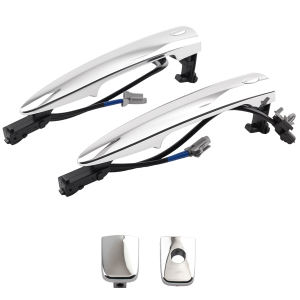 Door Handle Front fit for Nissan Maxima S SV 2009-2014 806469N00A Silver Plastic-6