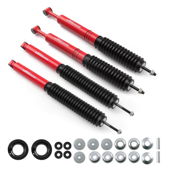 Lift Shock Kit Front Rear fit for Toyota Tundra 07-21 2WD/4WD 0.875-2.5\\" G3 Series