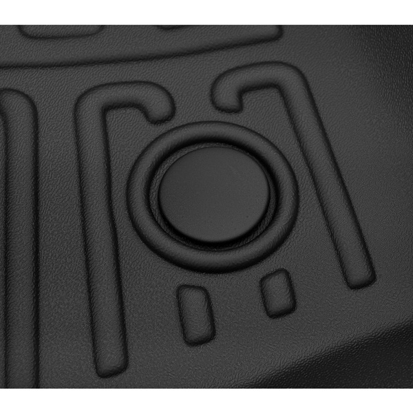 Complete Floor Mats fit for GMC Sierra 1500 2500HD Crew Cab 2014-2019 TPE Waterproof-5
