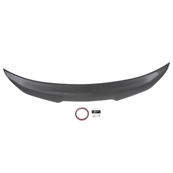 Trunk Spoiler Wing Lip fit for Infiniti Q50 2014-2024 PSM Style ABS Plastic Black