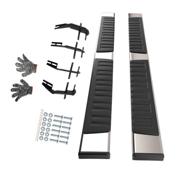 6" Running Boards Side Steps fit for Ford F-150 Super Cab 2015-2026 Stainless Steel